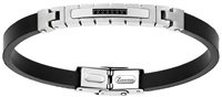 Bracciale Zancan Uomo in Caucciù Spinello UHB030